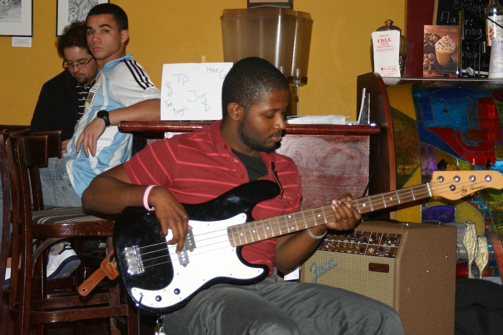 Jean on bass